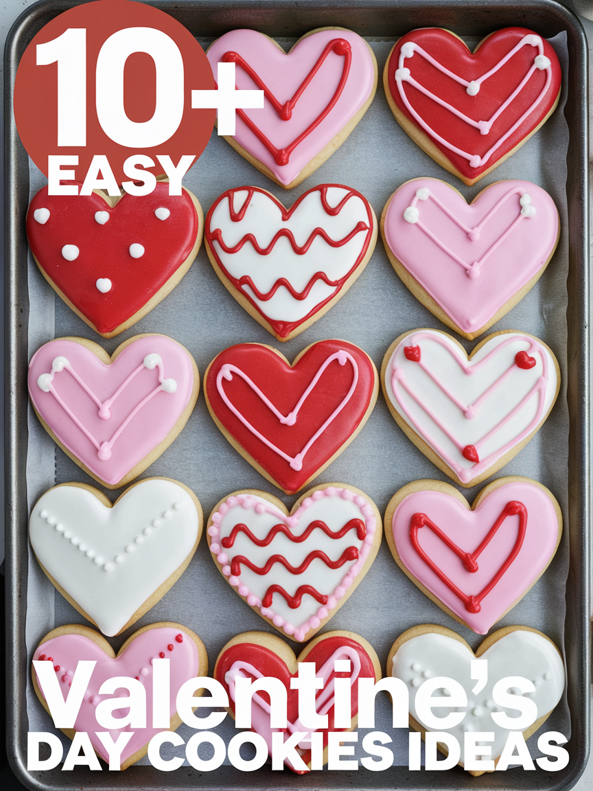 10+ Easy Valentine's Day Cookies