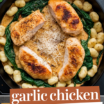 Garlic chicken gnocchi skillet recipe