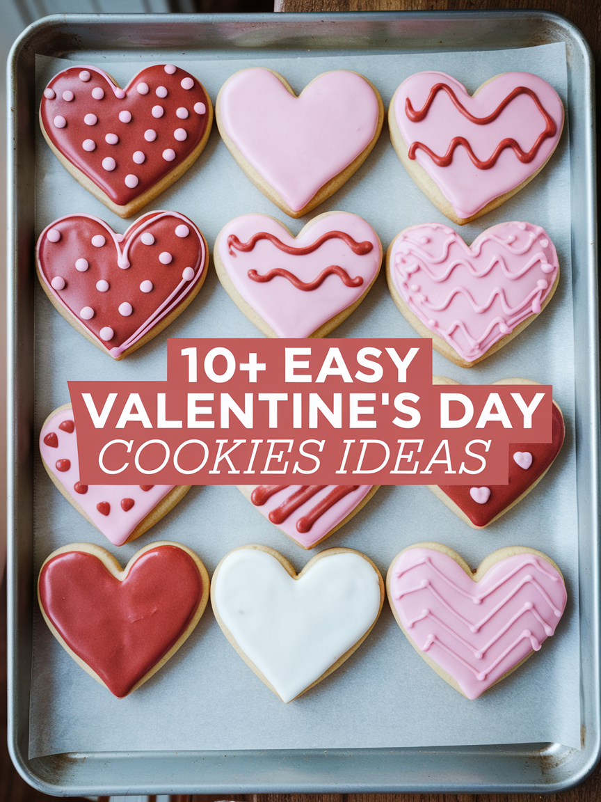 10+ Easy Valentine's Day Cookies