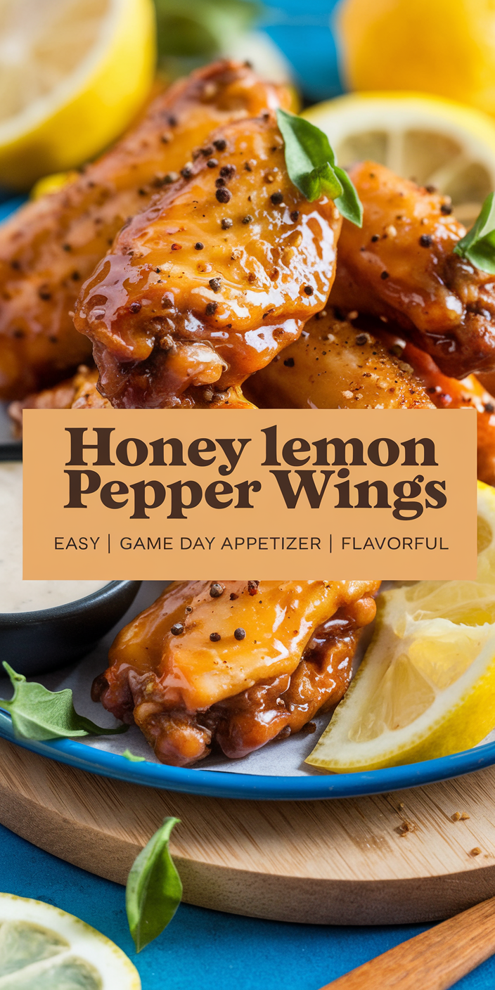 Honey Lemon Pepper Wings