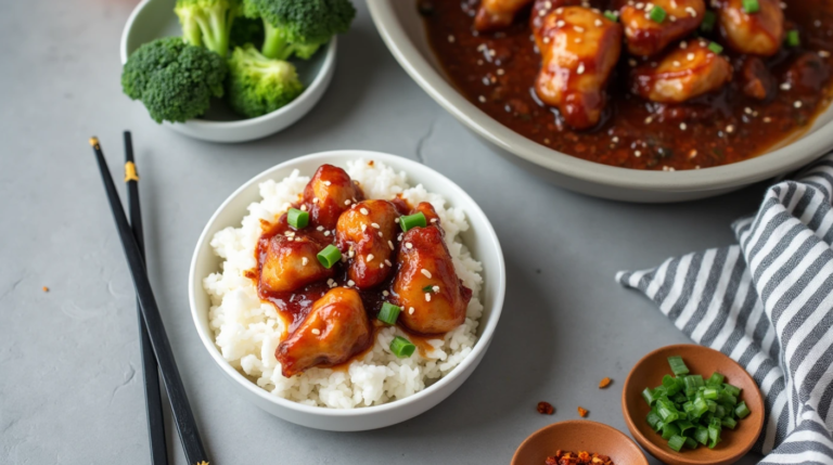 Healthy orange chicken recipe