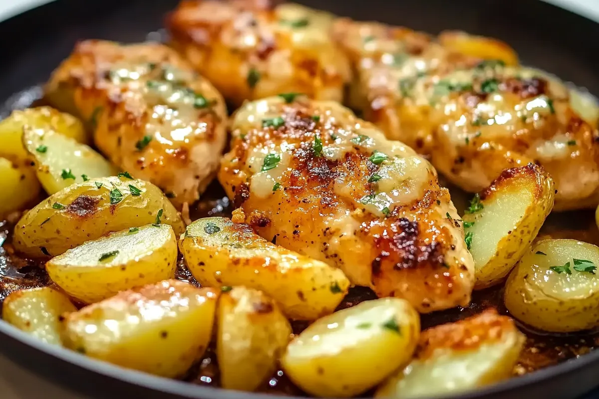 Tips for Garlic Parmesan Chicken and Potatoes (One-Pan Dinner)