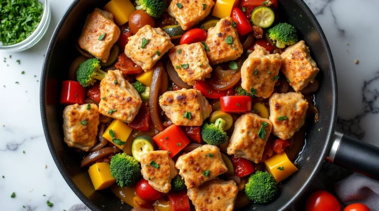 Healthy Chicken and Veggies Skillet