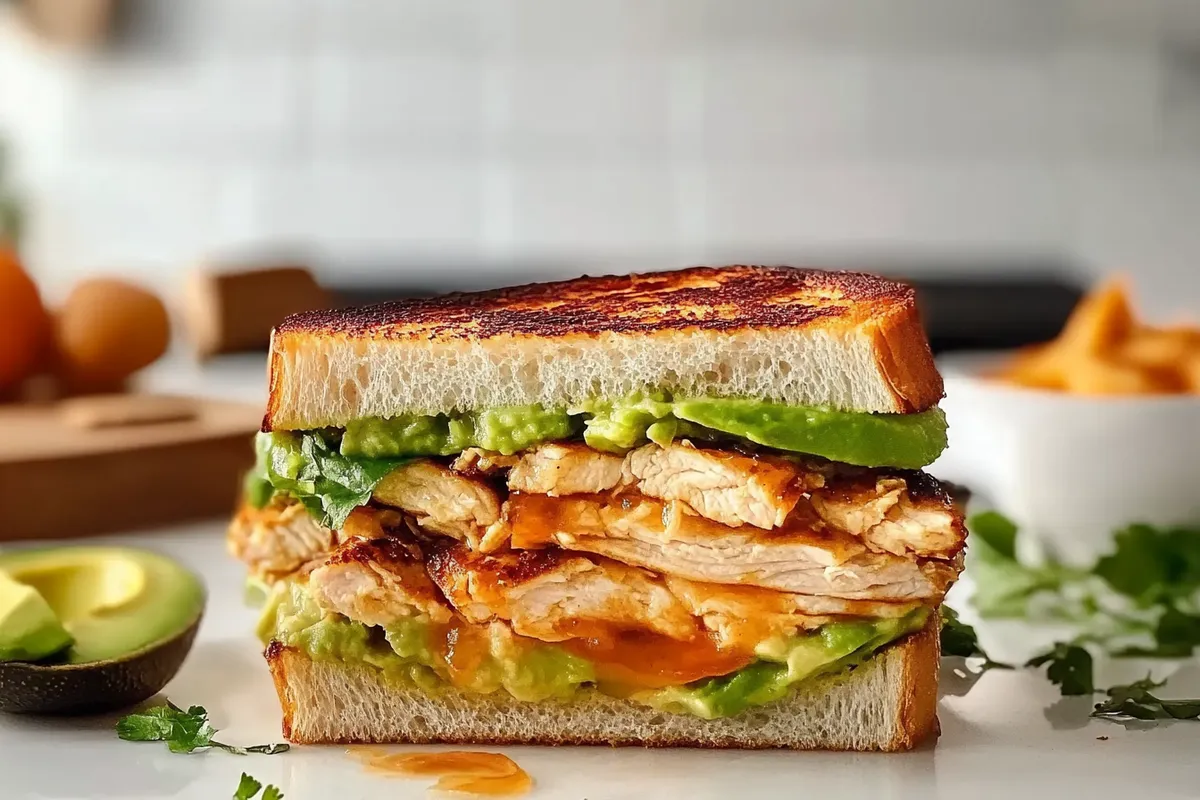 Chicken Avocado Melt Sandwich