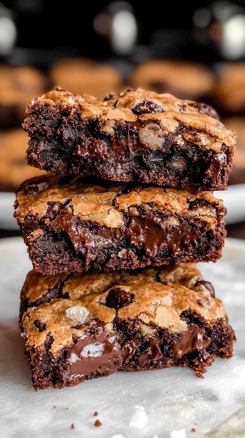 Fudgy Chewy Brookies