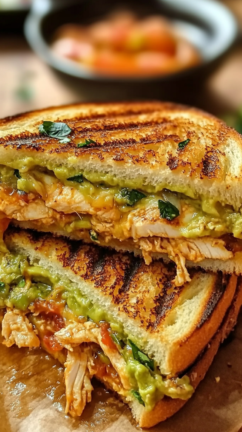 Chicken Avocado Melt Sandwich