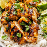 Honey Chipotle Chicken Rice Bowls