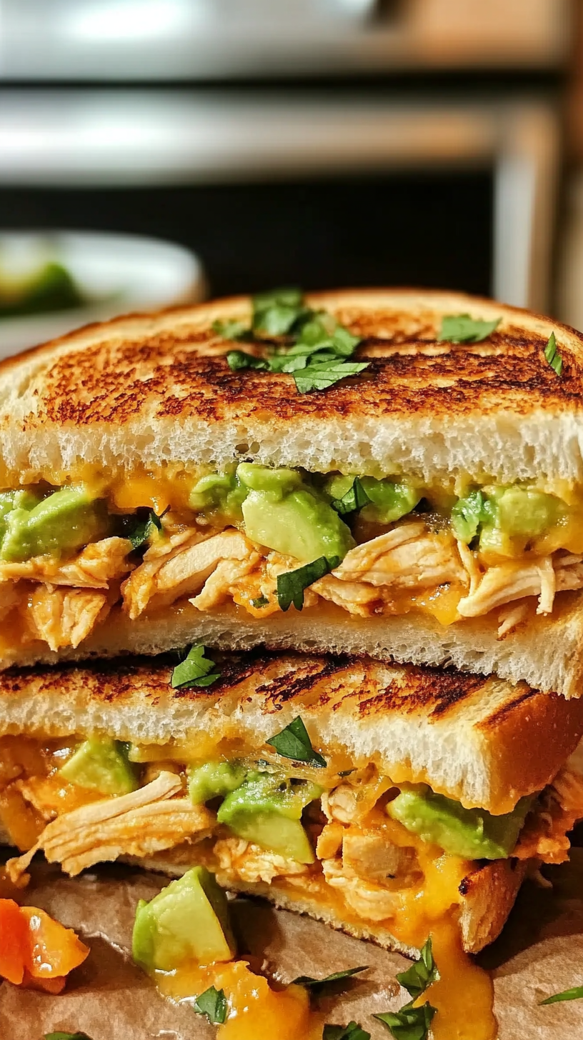 Chicken Avocado Melt Sandwich