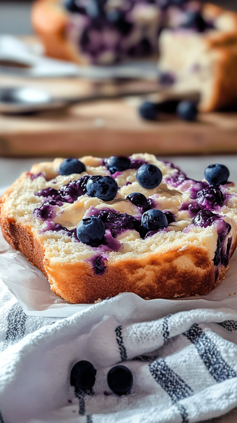 Blueberry Cream Cheese Bread