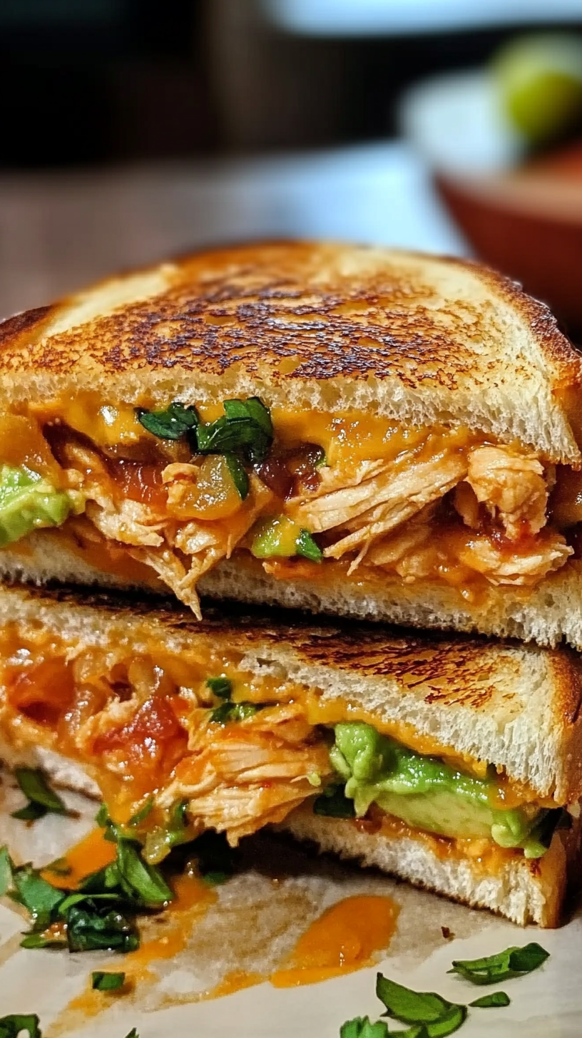 Chicken Avocado Melt Sandwich