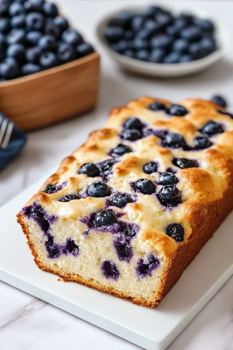 Blueberry Cream Cheese Bread