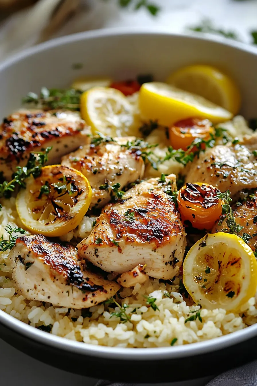 Tips for Greek Chicken and Lemon Rice