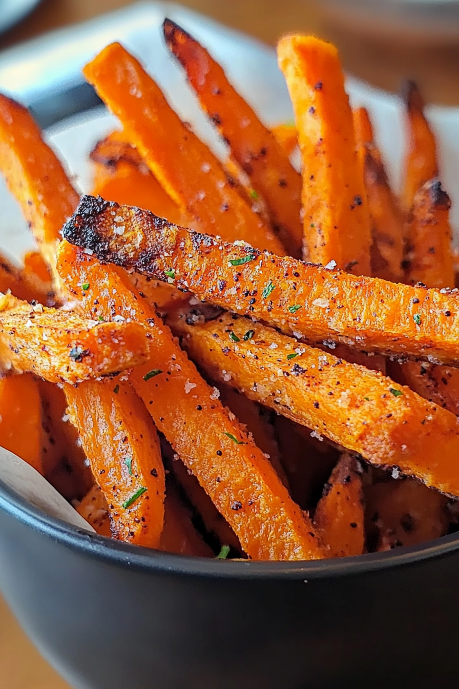 Crispy Oven Baked Sweet Potato Fries