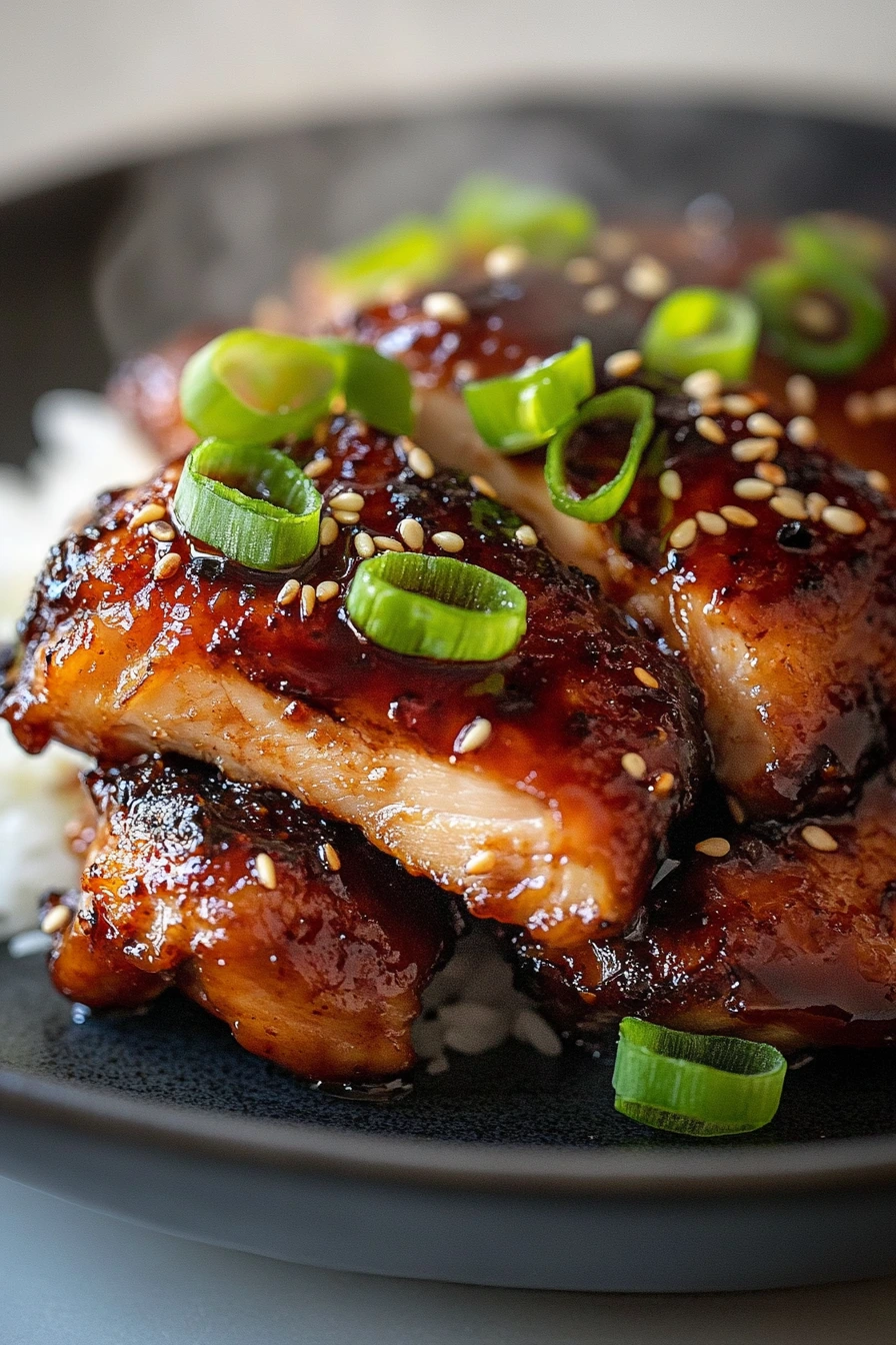 Sticky Honey Gochujang Chicken recipe