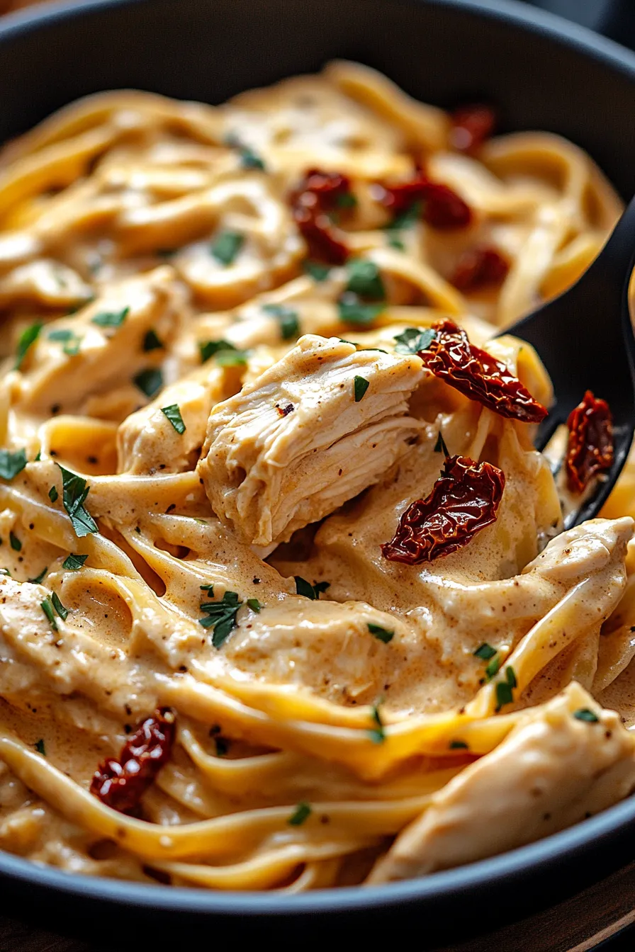 Tips for Creamy Sun-Dried Tomato and Chicken Fettuccine