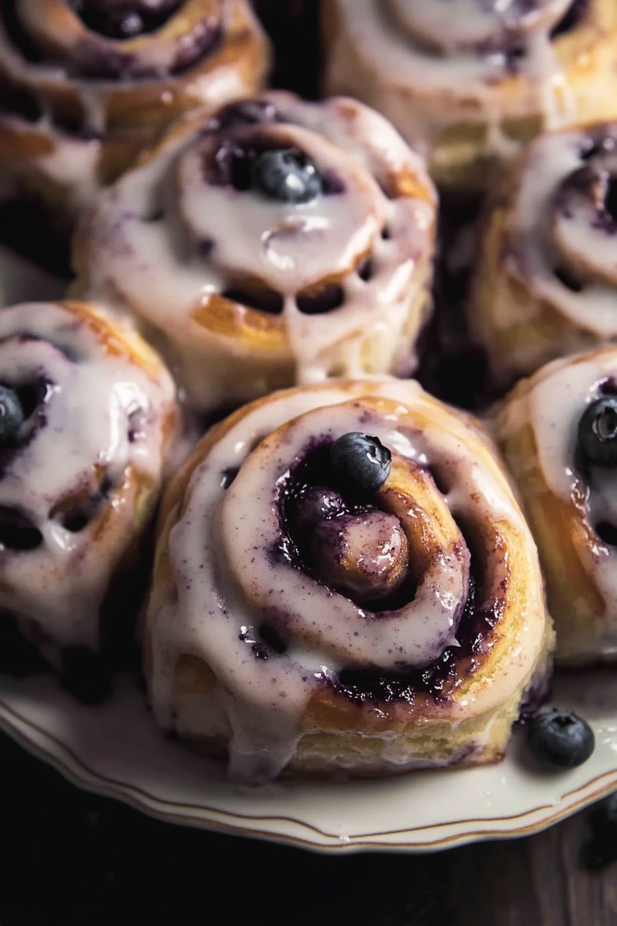 Blueberry Cinnamon Rolls