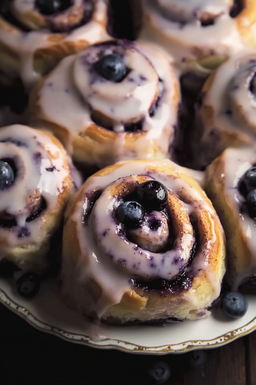 Blueberry Cinnamon Rolls