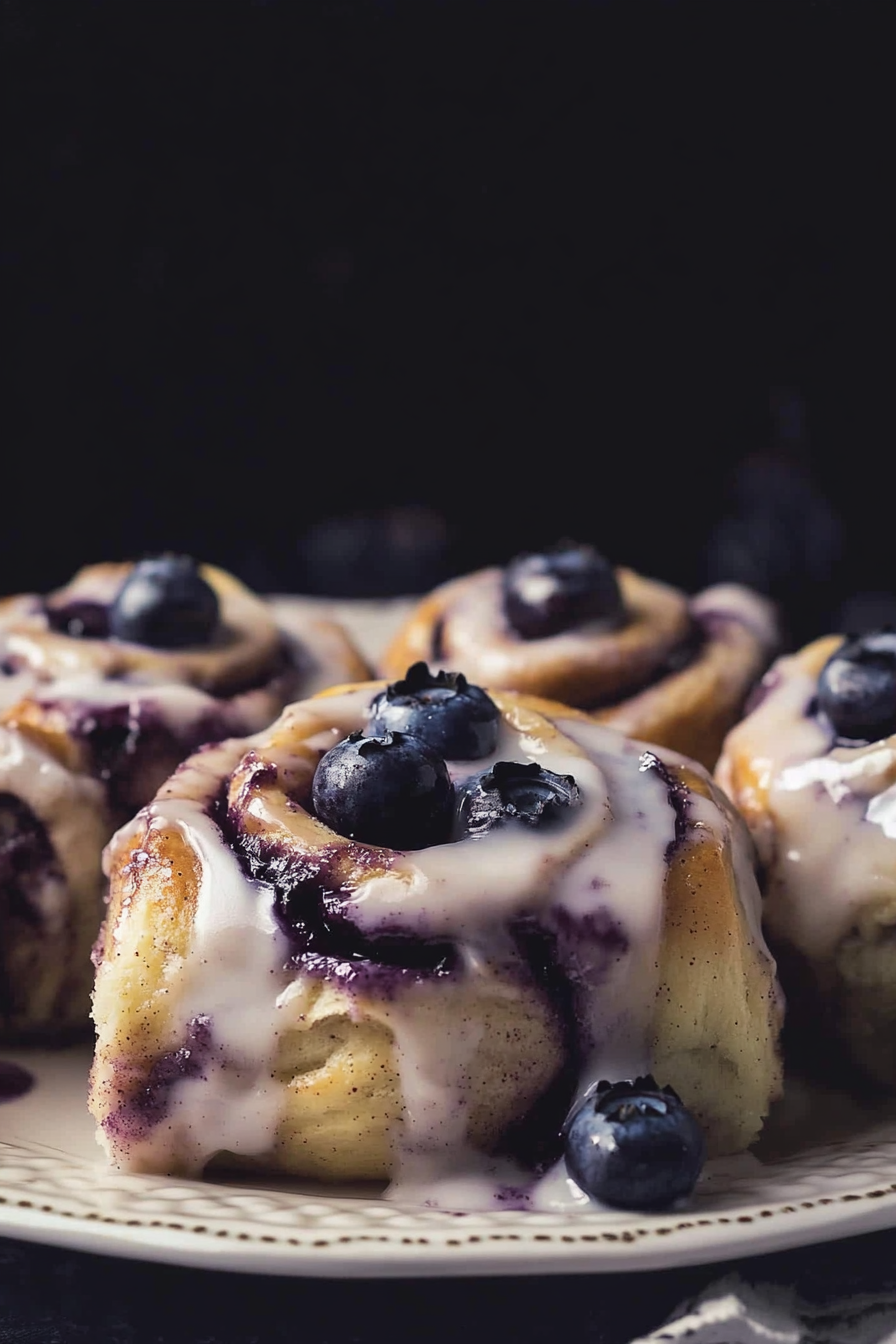 Blueberry Cinnamon Rolls