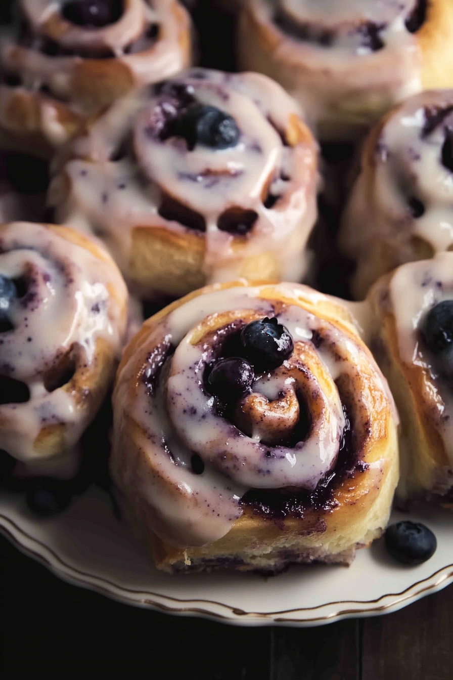 Blueberry Cinnamon Rolls