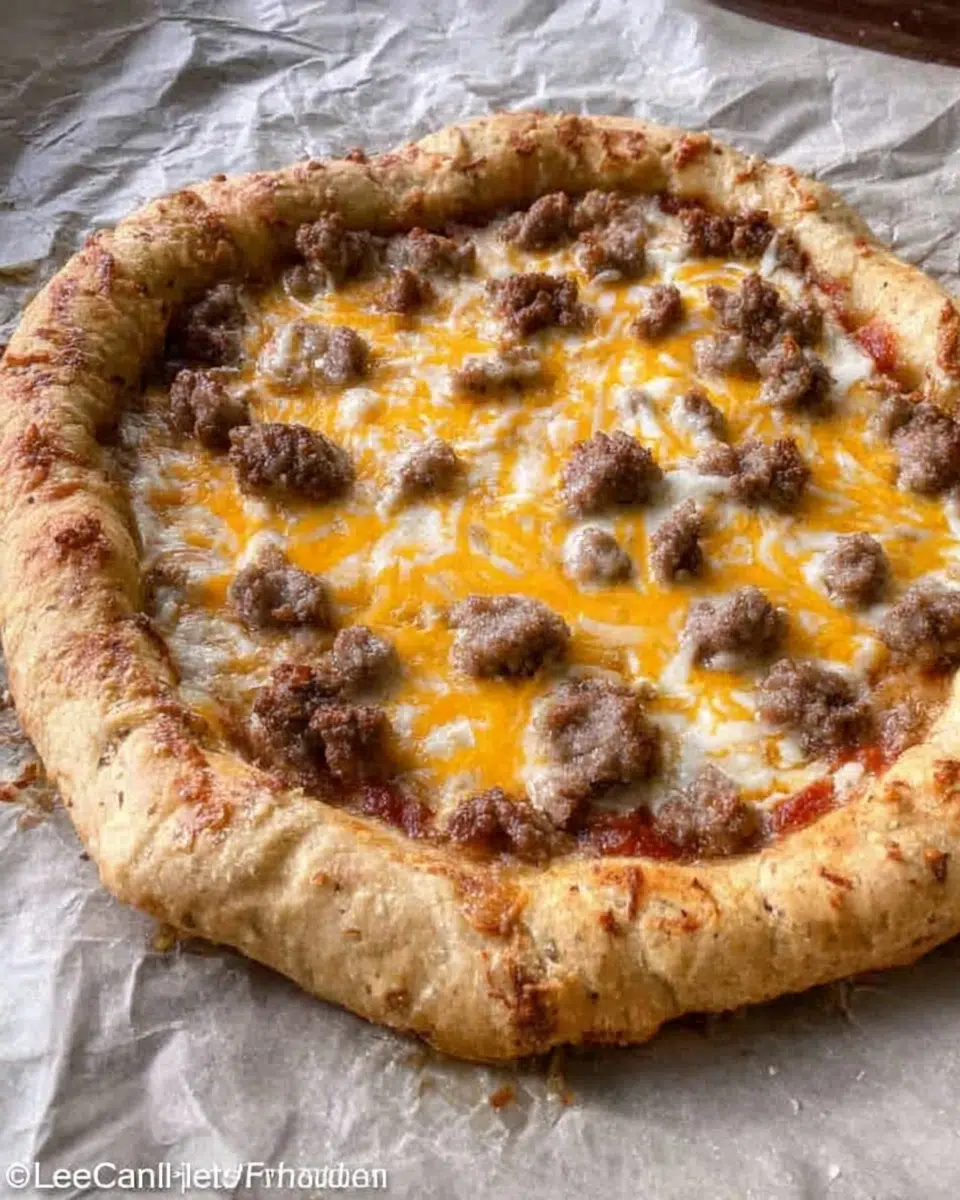 Stuffed Crust Keto Pizza: A Cheesy, Low-Carb & Fully Loaded Dinner